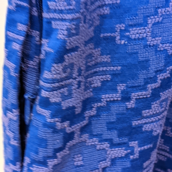 Maeve blue jaquard sheath dress - Picture 6 of 7